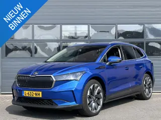SKODA ENYAQ IV 80 FIRST EDITION (91% SOH) I TREKHAAK I GROOT ACCUPAKKET I WARMTEPOMP I STOELVERWARMI