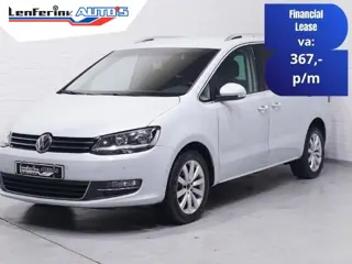 Volkswagen Sharan 2.0 TDI 150 pk DSG Aut. GRIJS KENTEKEN Trekhaak Navi, Adapt.Cruise, 2x Elek. Schui