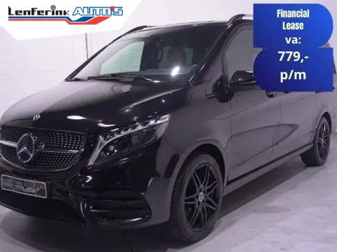 Mercedes-Benz V-klasse 300d 4-MATIC Lang AMG Line Dubbel Cabine NAP 2x Elek. schuifdeur, Leder Beige