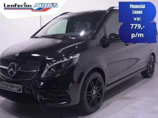 Mercedes-Benz V-klasse 300d 4-MATIC Lang AMG Line Dubbel Cabine NAP 2x Elek. schuifdeur, Leder Beige