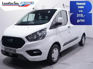 Ford Transit Custom 2.0 TDCI 130 pk L2 Dubbel Cabine 5-Zits Navi Camera, Apple Carplay, Cruise Contr