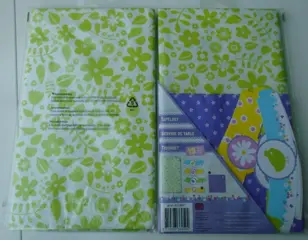 TAFELSET KNUTSEL SET GROEN 180X138 CM Nieuw