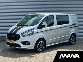 Ford Transit Custom 310 2.0 TDCI L1H1 Sport DC Automaat LM velgen Camera Cruise Airco Dubbele schuif