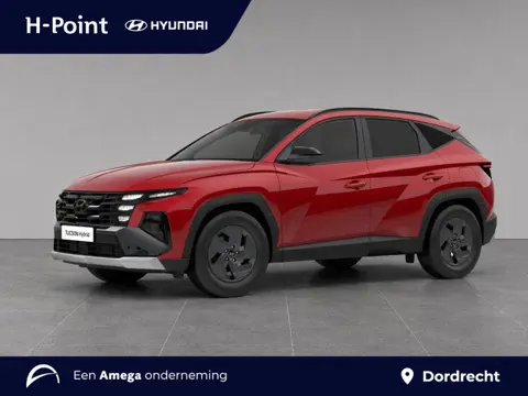 Hyundai Tucson 1.6 T-GDI HEV Pure Edition | BLACK PACK | DODEHOEKDETECTIE | STOEL + STUUR VERWARMING