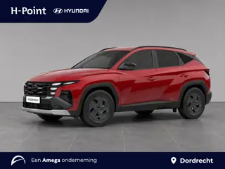 Hyundai Tucson 1.6 T-GDI HEV Pure Edition | BLACK PACK | DODEHOEKDETECTIE | STOEL + STUUR VERWARMING