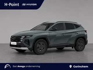 Hyundai Tucson 1.6 T-GDI HEV Pure Edition | BLACK PACK | DODEHOEKDETECTIE | STOEL + STUUR VERWARMING