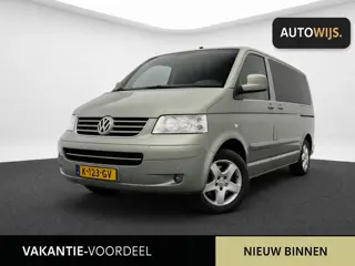 Volkswagen MULTIVAN TDI 2.5 NL-AUTO|TREKHAAK|SCHUIFDAK|6Pers|STOELVERW|SENSOREN|CAMPER
