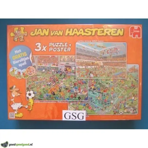 Jan van Haasteren 3 puzzels 500 750 1000 st nr. 19004-01
