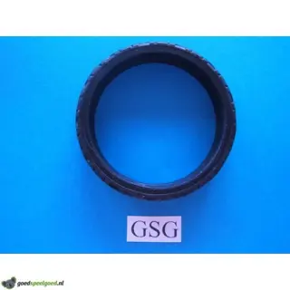 Motorfiets band 60 mm zwart nr. 16115