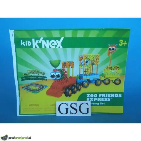 Kid knex zoo friends express bouwvoorbeeld nr. 85068-303