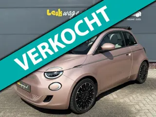 Fiat 500 C e La Prima 42 kWh Cabrio *camera *leder *stoelv.