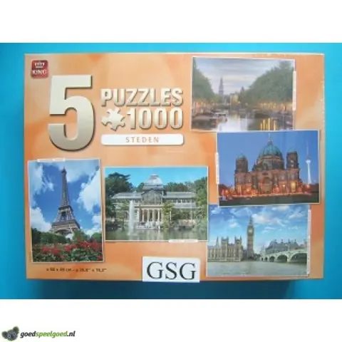 Steden 5x 1000 st nr. 85532-01