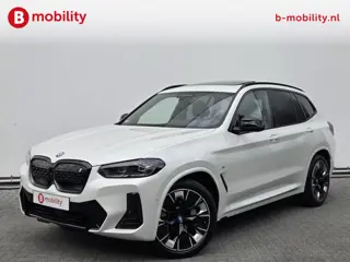 BMW iX3 High Executive 80 kWh M-Sport SOH 99% 'Mineral-Weiss' Trekhaak Panoramadak | Head-Up | Harma