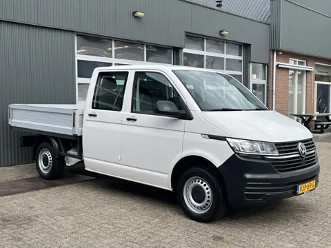 Volkswagen Transporter 2.0 TDI DC Pick-up Openlaadbak Airco Telefoonverbinding 6-Persoons 1e eigenaa
