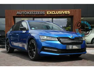 Skoda Superb Combi 1.4 iV Sportline Panoramadak Canton 360 Camera Keyless Dab+ Side Assist Leder Alc