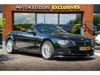 BMW 6-serie Cabrio 650i Automaat Navigatie PDC Cruise HUD Memory Leer Clima