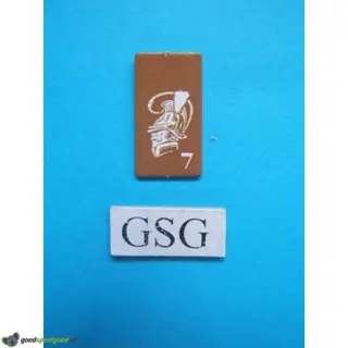 Kaartje majoor geel nr. 60920-02