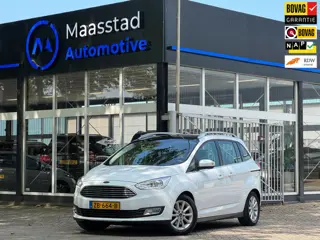 Ford Grand C-Max 1.0 Titanium 7 zits PANO Leer Facelift Vol Dealer onderhouden