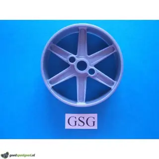 Motorfiets wiel 50 mm grijs nr. 16114