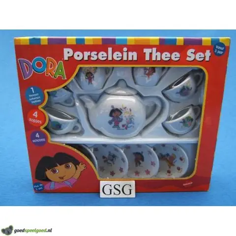 Dora porseleinen thee set nr. D00204-01