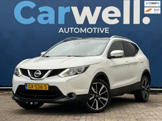 Nissan Qashqai 1.2 Premier Edition|2e Eigenaar|Pano|HalfLeder|Stoelvw|Navi|Climate|Cruise|Keyless|PD