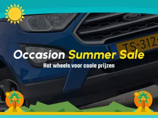 Ford EcoSport 1.0 EcoBoost Trend Ultimate - Lightning Blue - Nav/Cruise/Trekhaak