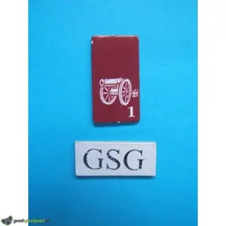 Kaartje kanon rood nr. 60944-02