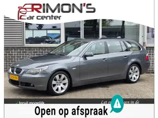BMW 5-serie Touring 525i Sport Stoelen Airco Navi Apk Tm 07-2027
