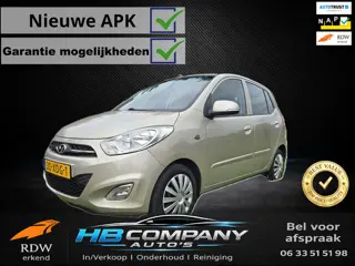 Hyundai I10 1.2 i-Motion Cool| Autotrust| Airco| Nieuwe APK| NAP| Nieuwstaat