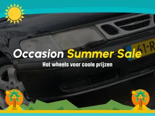 Saab 9-3 Cabrio 2.0t S | Jet Black Metallic | Nette kap/Leder/Navi/Cruise/Clima - Gaaf!
