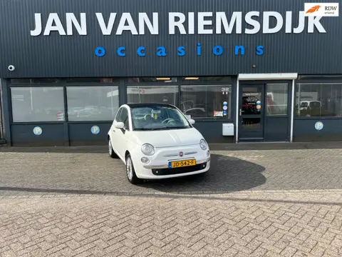 Fiat 500 1.2 Lounge bj 2013 paneramadak wit sportvelgen
