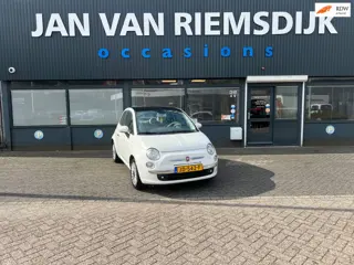 Fiat 500 1.2 Lounge bj 2013 paneramadak wit sportvelgen
