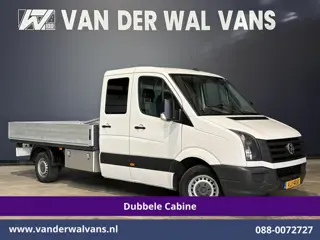 Volkswagen Crafter 2.0 TDI 141pk Pick Up *Nieuwe apk* Dubbele Cabine 3500kg Trekhaak Open Laadbak Eu
