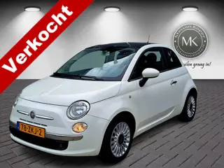 Fiat 500 1.2 Lounge, Airco, Panoramadak, Parkeersensoren achter, Blue&Me