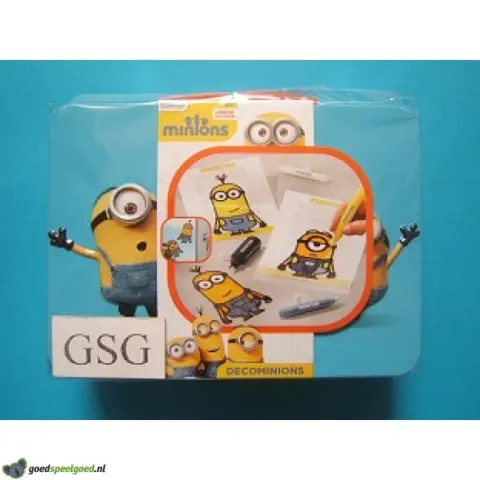 Maak je eigen Minions raamstickers nr. 710023-00