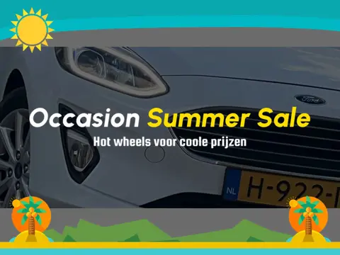 Ford Fiesta 1.0 EcoBoost Titanium - Frozen White - Led/Carplay/LMV
