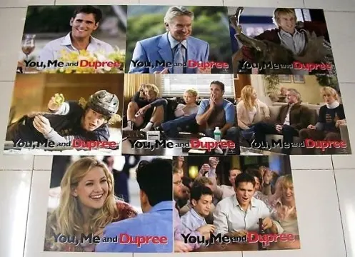 YOU, ME AND DUPREE lobbycard set.