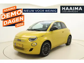 Fiat 500 La Prima 42 kWh | Glazen dak | Camera | Cruise control | La Prima uitvoering