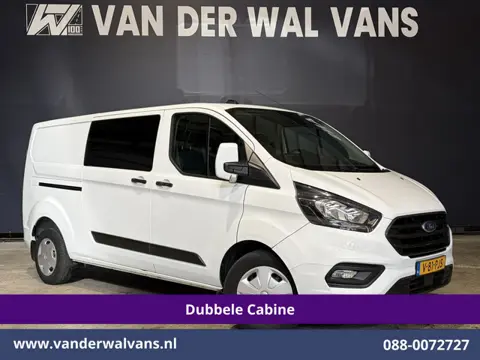Ford Transit Custom 2.0 TDCI 131pk L2H1 Dubbele Cabine Euro6 Airco | 6-Zits | Cruisecontrol | Trekha