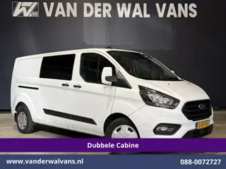 Ford Transit Custom 2.0 TDCI 131pk L2H1 Dubbele Cabine Euro6 Airco | 6-Zits | Cruisecontrol | Trekha