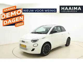 Fiat 500 La Prima 42 kWh | Glazen dak | Cruise control | Camera | Elektrisch verstelbare spiegels