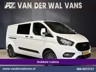 Ford Transit Custom 2.0 TDCI 131pk L2H1 Dubbele Cabine Euro6 Airco | 6-Zits | Cruisecontrol | 2550kg