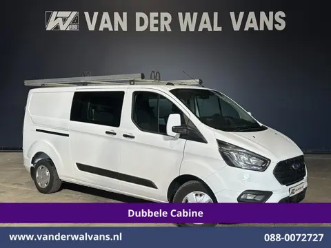 Ford Transit Custom 2.0 TDCI 130pk L2H1 Dubbele Cabine Euro6 Airco | 5-Zits | Imperiaal | LED | Crui