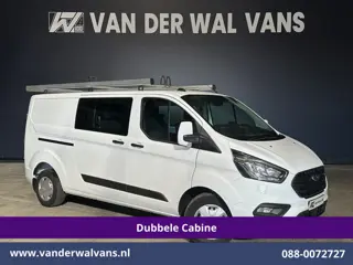 Ford Transit Custom 2.0 TDCI 130pk L2H1 Dubbele Cabine Euro6 Airco | 5-Zits | Imperiaal | LED | Crui