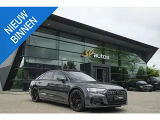 Audi A8 60 TFSIe 462pk S-Line Quattro Panoramdak *BTW* B&O *SOH 100%* 4-Wielsturing RS stoelen Lucht