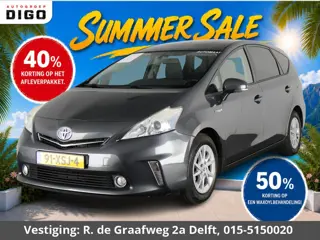 Toyota Prius Wagon 1.8 Hybrid Aspiration 7-persoons | Navigatie | Panoramadak | Dealer Onderhouden |