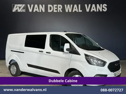 Ford Transit Custom 2.0 TDCI 130pk L2H1 Dubbele Cabine Euro6 Airco | 5-Zits | LED | Cruisecontrol St