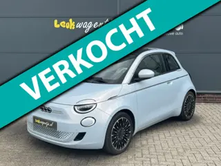 Fiat 500 e La Prima 42 kWh *pano *camera *ad. cruise *stoelv
