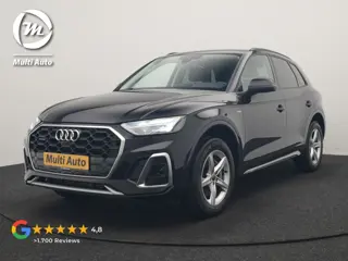 Audi Q5 55 TFSI e S Line PHEV 367pk Dealer O.H. | Alcantara Sportstoelen Massage & Verwarmd | 360 Ca