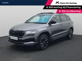 Skoda Karoq 1.5 TSI 150PK ACT Sportline DSG · Panoramadak · CANTON Audio · 360°Camera + Parkeersenso